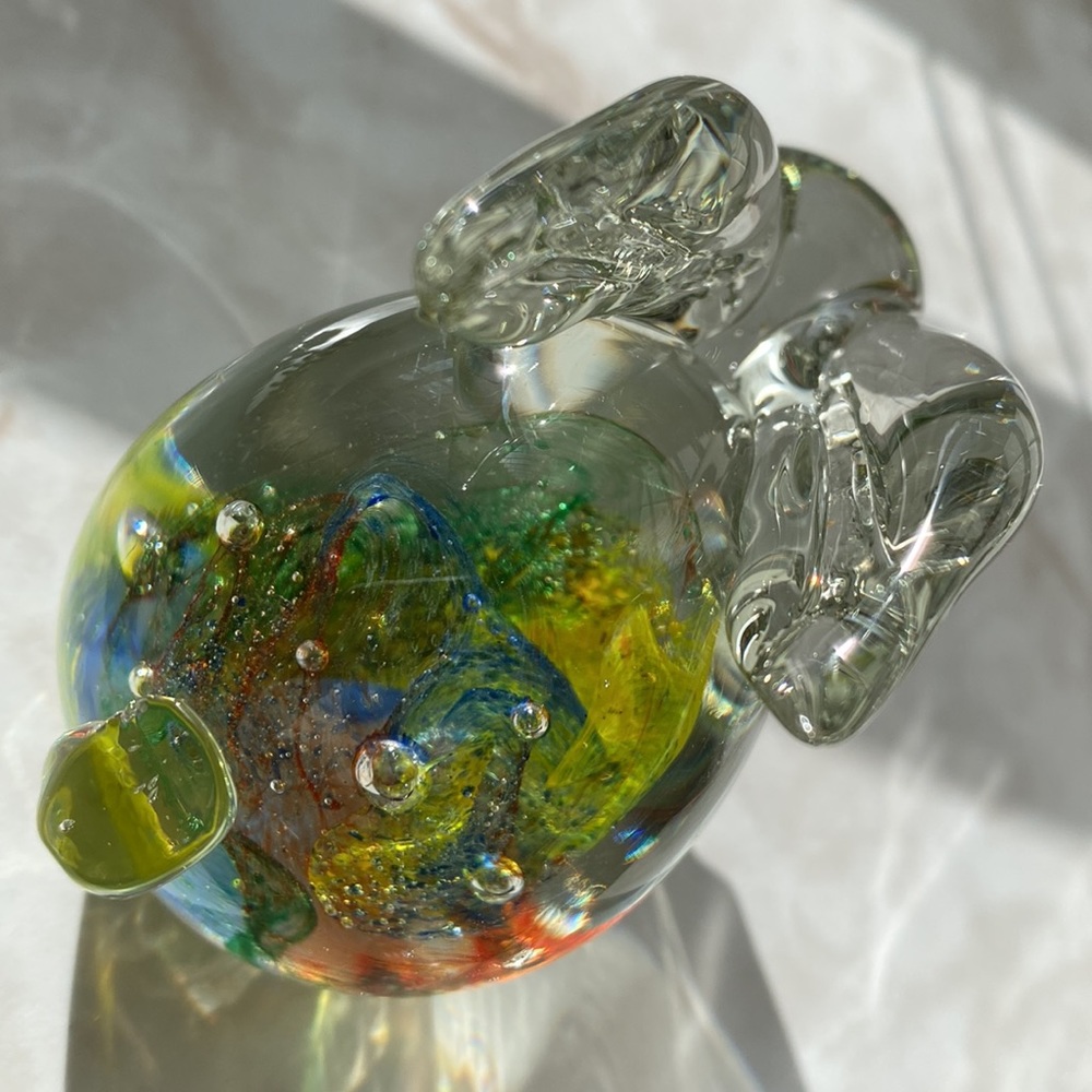 🐰Vintage🐰Glass Bunny Paperweight - Picture 8 of 9
